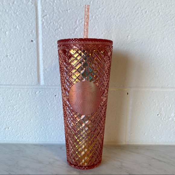 Starbucks Other - Starbucks Rose Gold 2021 Holiday Jewelled Tumbler